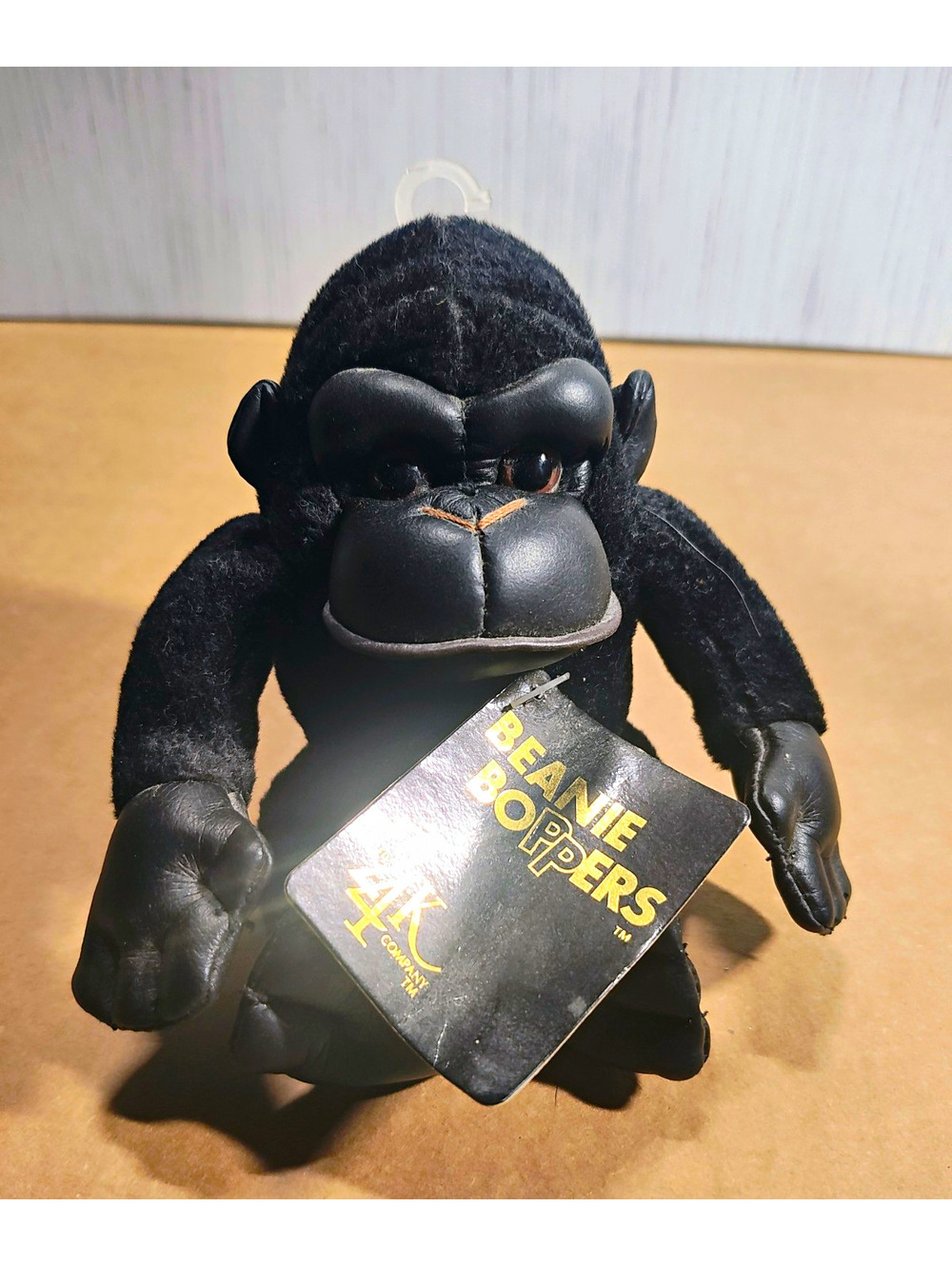 The 24K Company Beanie Boppers Gorilla Plush Black Beanie Small 1997 MPN 5108